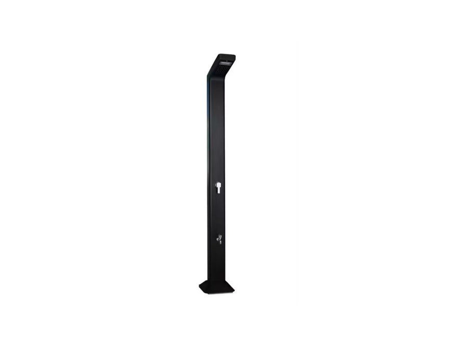 UNO 35L ALU solar shower with LED lighting